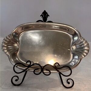 Wilton Armetale Aluminum Alloy 16 x 10 1/4” Scalloped Ruffled Handles Oven Grill